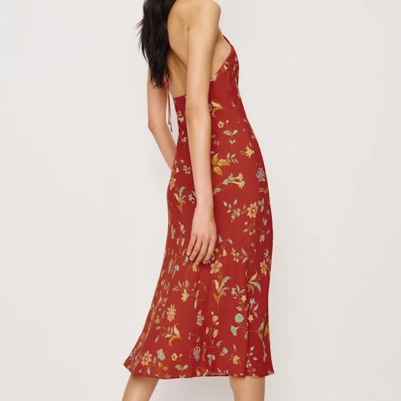 Reformation Floria Dress in Borsa - Picture 2 of 6